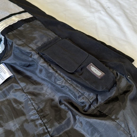 Liz Claiborne Quilted Black Jacket Womens Small Heavy Down Coat Water Resistant_ - Picture 7 of 10